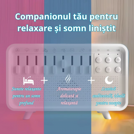 Difuzor Aromaterapie cu Sunete, Lumină Caldă și Bluetooth [7]