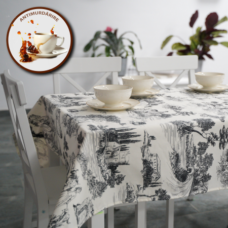 Bucatarie - Față de masă cu model 160x220 – Bumbac 100%, Impermeabilă, Antimurdărie | Ralex Pucioasa