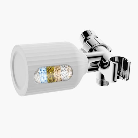 Filtre pentru Dus - Filtru Duș cu 8 Straturi, Anticlor și Suport Inclus – Compatibil Universal