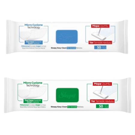 Lavete Sleepy Easy Clean 100 buc White Soap + Bleach 4XL Pardoseli [5]