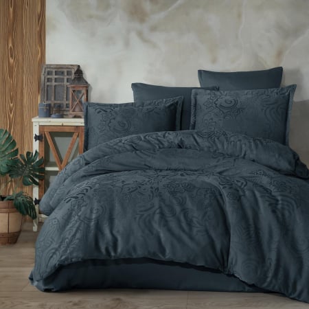 Lenjerie de pat 100% bumbac Jaquard – Eleganță și Confort, Set 6 piese