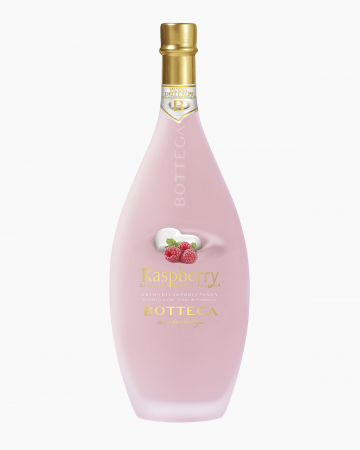 Lichior - Raspberry Bottega 500 ml – Lichior Cremă de Zmeură Italian | Arome Naturale și Textură Catifelată