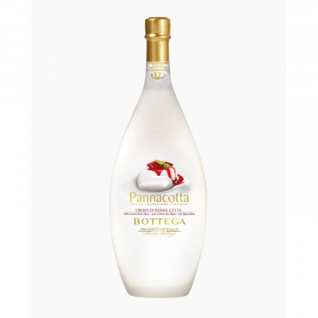 Lichior - Bottega Panna Cotta 500 ml – Lichior Cremă Italian Inspirat de Panna Cotta | Arome de Vanilie și Smântână