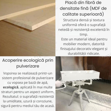 Masă pliabilă de perete cu dulap – soluție compactă 2-în-1 [6]