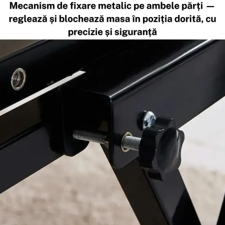 Masă Transformabilă în Raft 2-în-1 – Design Modern, Raft cu 5 Polițe, Masă pentru 6 Persoane | Innovio-Home [4]