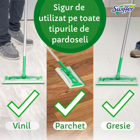 Lavete Umede Swiffer 24 Buc | Curățare Rapidă, Parfum Lămâie [1]