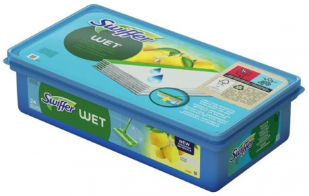 Lavete Umede Swiffer 24 Buc | Curățare Rapidă, Parfum Lămâie [4]