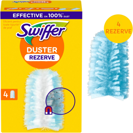 Curatenie & Intretinere Casa - Rezerve Swiffer Duster Clean & Fresh – Set 4 bucăți, compatibile XXL