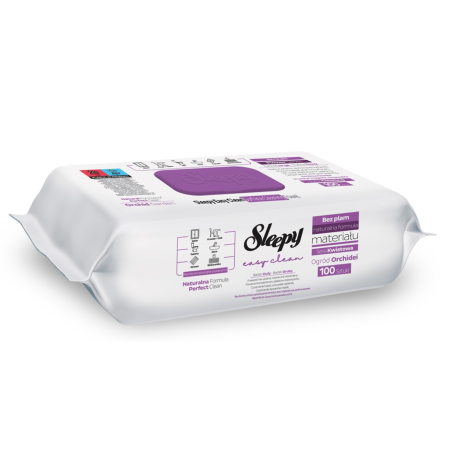 Servetele umede multisuprafete Sleepy Orchid Garden 100 buc – fara parabeni si clor