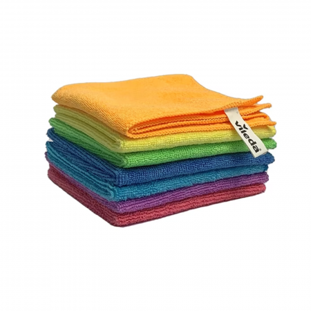 Set 7 Lavete Microfibra Vileda – Super Absorbante, Reutilizabile, Curățare Umedă/Uscată, Îndepărtează 99% Bacterii [1]