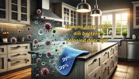Set 7 Lavete Microfibra Vileda – Super Absorbante, Reutilizabile, Curățare Umedă/Uscată, Îndepărtează 99% Bacterii [2]
