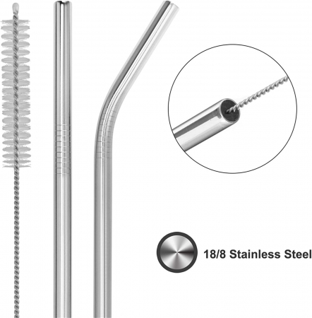 Set Portabil de Tacamuri si Paie din Inox - Elegant si Confortabil Oriunde ai fi [6]