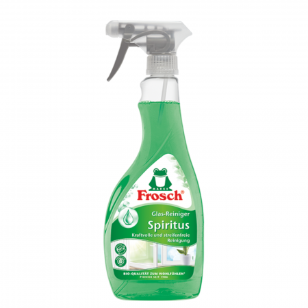 Detergenți - Frosch Spiritus 500 ml – Soluție Ecologică pentru Geamuri Fără Urme