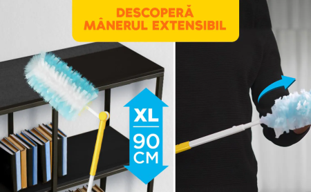 Swiffer Duster Kit XXL – Pămătuf de praf extensibil cu 2 rezerve [6]