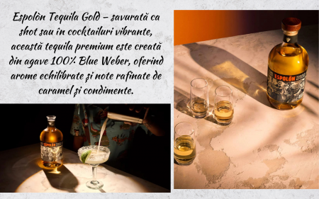 Espolón Tequila Reposado – Tequila Premium 100% Agave, Maturată în Stejar, 700 ml [1]
