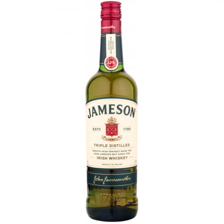 Jameson Irish Whiskey 0.7L – Whisky Irlandez Premium, Distilare Triplă, Maturat în Butoaie de Bourbon și Sherry