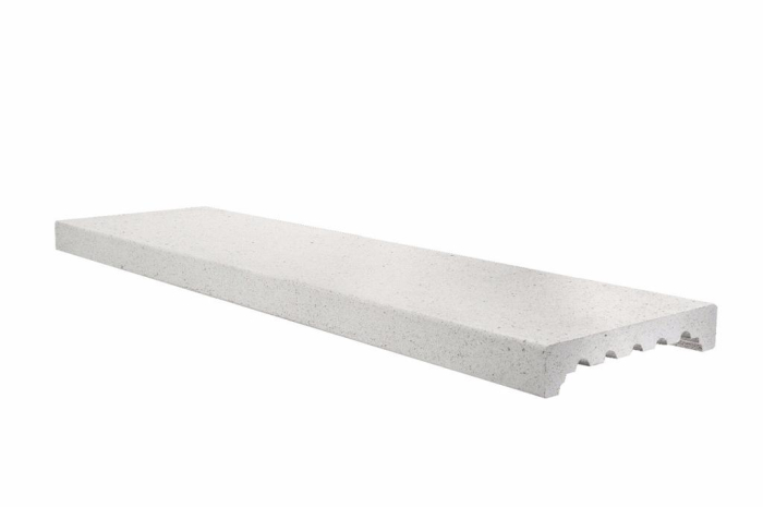 Capac de zid decorativ din beton ( colt drept) - 1m [2]