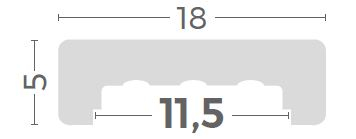 Capac de zid decorativ din beton ( colt drept) - 1m [3]