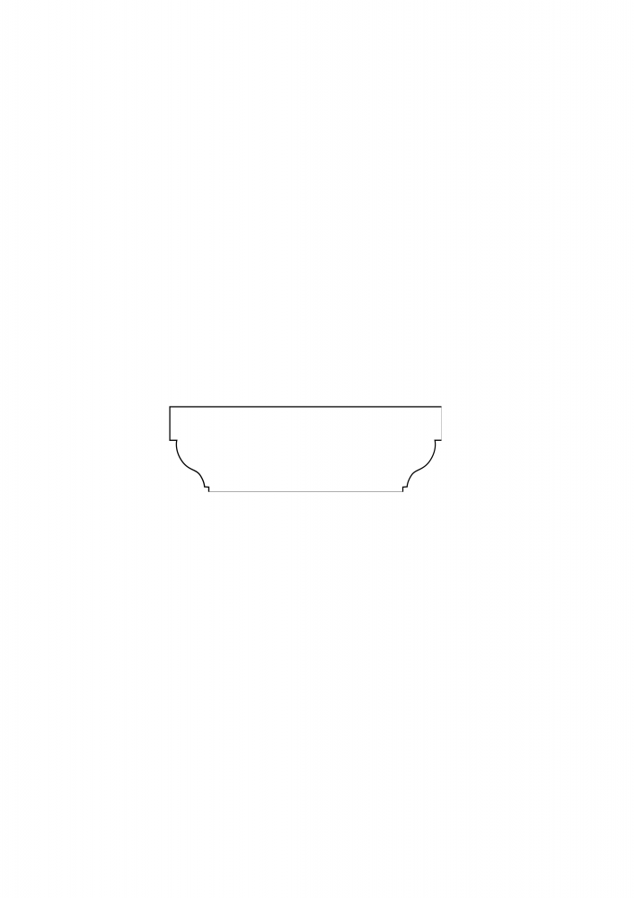 Capac pentru gard din beton: 50cm x 15cm x 6.5cm [2]