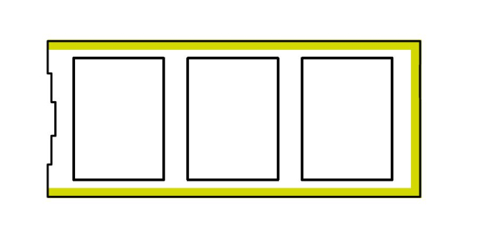 Bolțar tip Capăt din beton (ambele fete finisate): 50 x 21.2 x h20 [7]