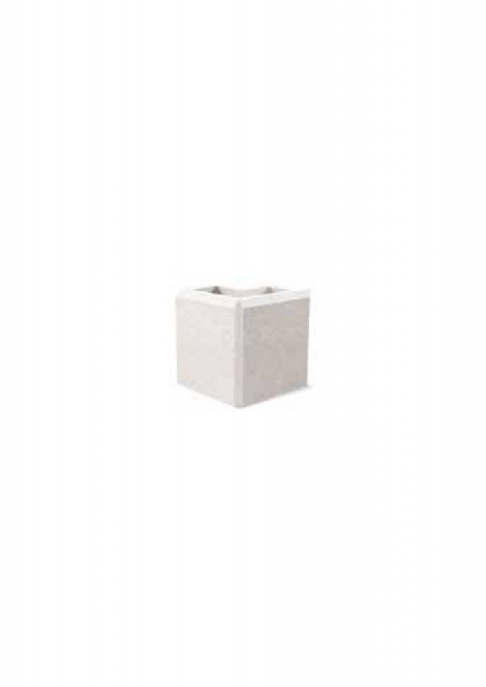 Colț pentru stâlp clasic teșit: 30cm x 17cm x 20cm [1]