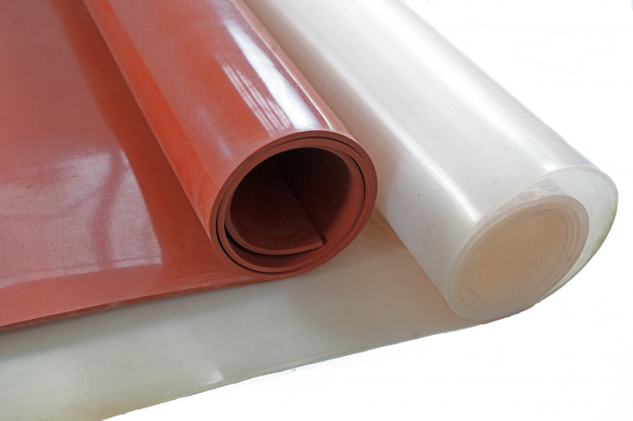 Covor cauciuc siliconic Rosu: Grosime 3mm, Lățime 1000mm [1]