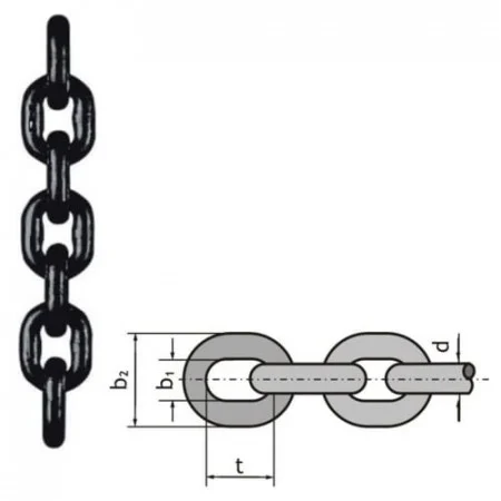 Lant industrial DIN 766 8X24 MM [1]