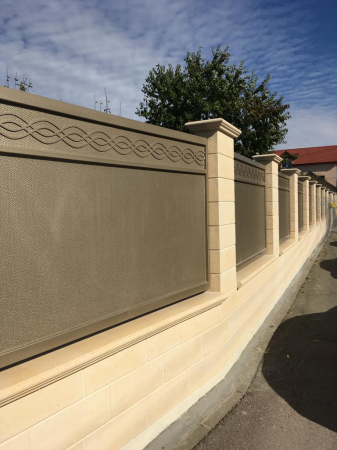 Bolțar din beton (ambele fețe finisate): 50 x 21.2 x h20 [5]