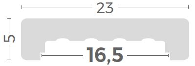 Capac de zid decorativ din beton ( colt drept) - 1m [4]