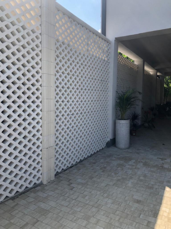 Capac de zid decorativ din beton ( colt rotund) - 1m [3]