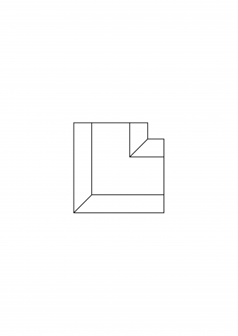 Capac de zid decorativ din beton - Colțuri [2]