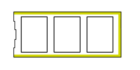 Bolțar tip Capăt din beton (ambele fete finisate): 50 x 21.2 x h20 [6]