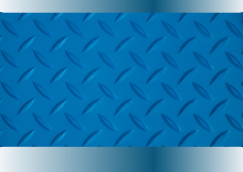 Covoare cauciuc Antiderapante - Covor din TPE Albastru Hammer antiderapant: Grosime 3mm, Latime 1200mm