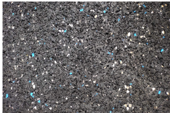 Pardoseli interior si exterior - Placa cauciuc regranulat mix 860 / 3mm / 0,25mx5m