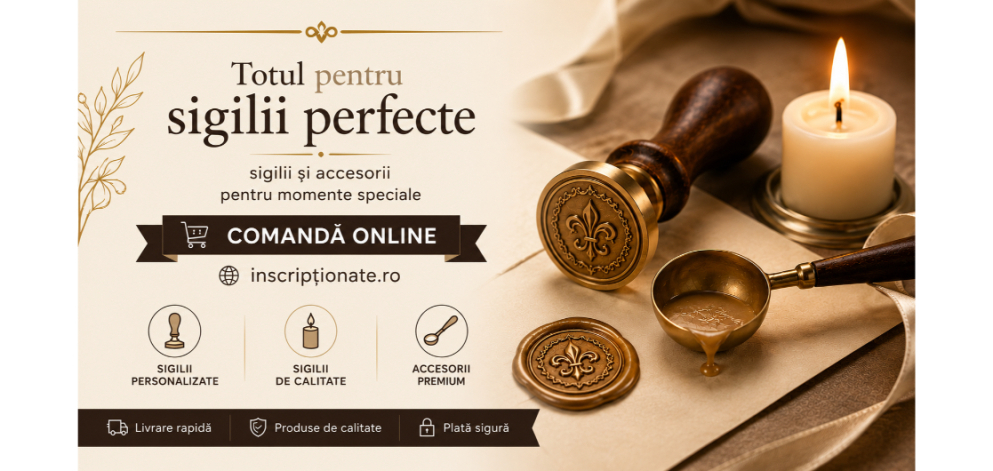 Sigilii ceara personalizate