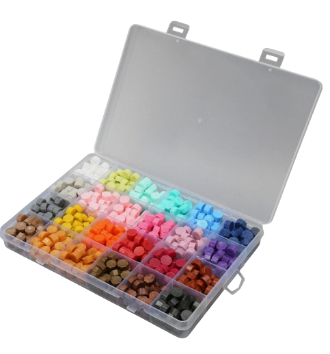 Cutie cu 600 bucatele de ceara 24 culori [2]