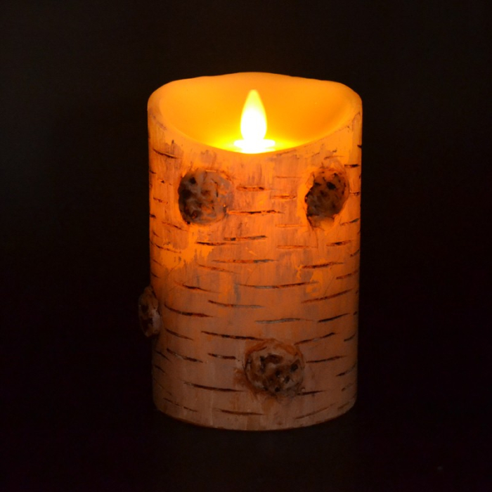 Lumanare cu led mesteacan [3]