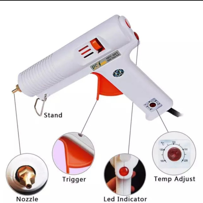 Pistol silicon sau ceara  temperatura reglabila [2]