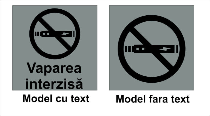 Placuta avertizare vapare interzisa [2]