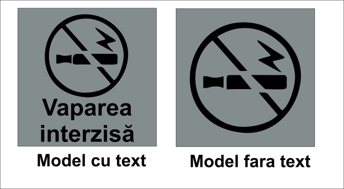 Placuta avertizare vapare interzisa [2]