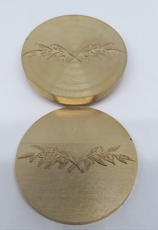TIMBRU SEC - Amprente timbru sec alama 50mm crengute