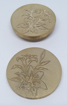 TIMBRU SEC - Amprente timbru sec alama 50mm crin 2