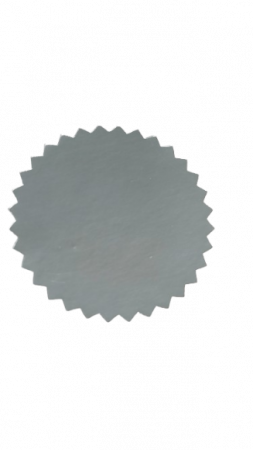 TIMBRU SEC - AUTOCOLANT TIMBRU SEC FOLIE ALUMINIU METALICA 46mm