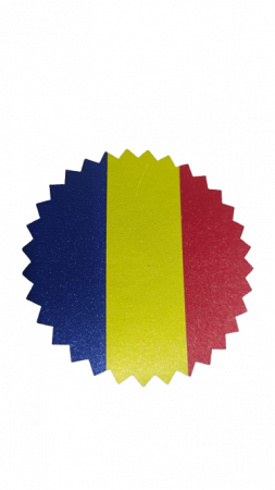 TIMBRU SEC - AUTOCOLANT TRICOLOR TIMBRU SEC FOLIE ALUMINIU STEA
