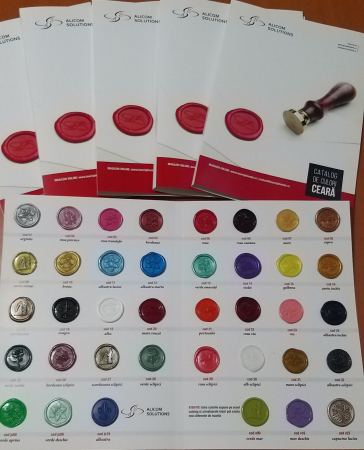Ceara baton patrat cu fitil - Catalog culori ceara baton