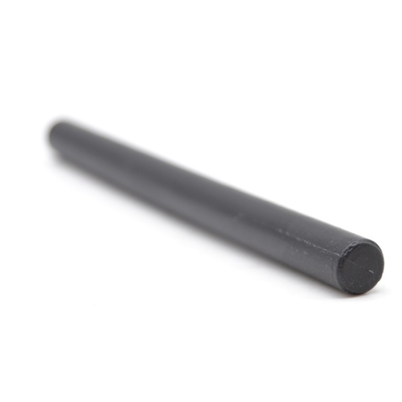 Ceara baton rotund 11mm - Ceara sigilat neagra