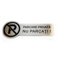 PRODUSE GRAVATE - Placa gravata Parcare Privata