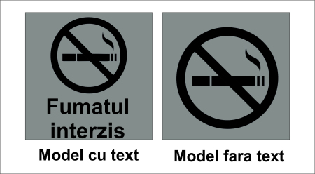 Placuta avertizare fumatul interzis [1]