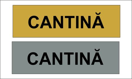 Placute gravate usi - Placuta gravata usa " CANTINA "