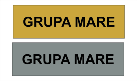 Placute gravate usi - Placuta gravata usa " GRUPA MARE "